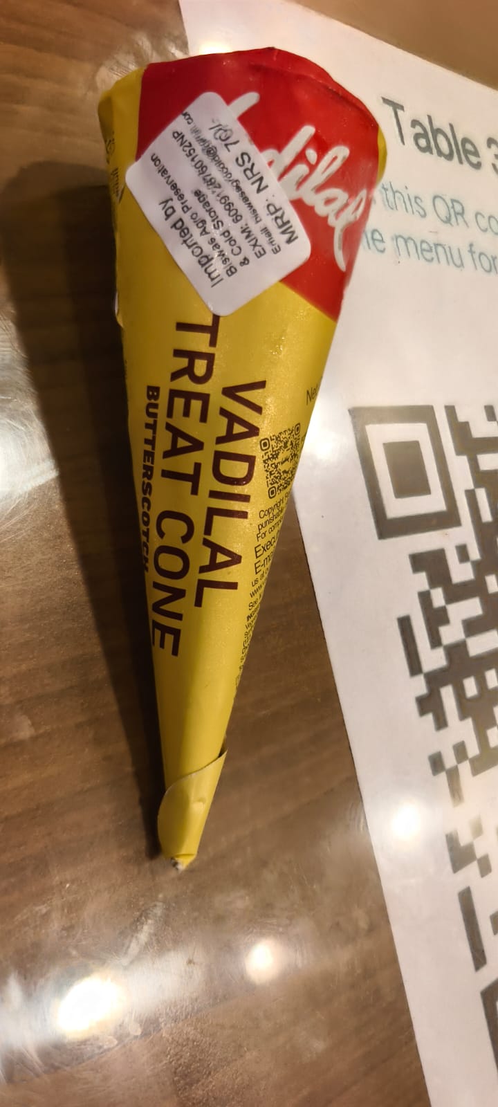 Vadilal Butter Scotch (Ice Cream)